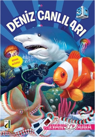 3D Deniz Canlıları - H. Hüseyin Doğru - Damla Yayınevi - Özel Ürün
