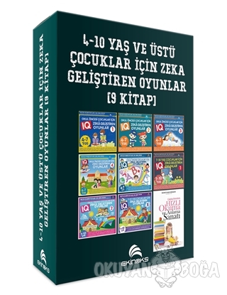 4-10 Yaş ve Üstü Çocuklar İçin Zeka Geliştiren Oyunlar (9 Kitap)