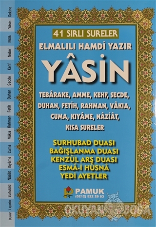 41 Sırlı Sureler Yasin (Kod: 206)