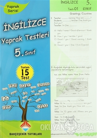 5. Sınıf İngilizce Yaprak Testleri (Yaprak Serisi / Toplam 15 Test) Ko