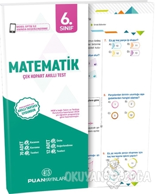 6. Sınıf Matematik Çek Kopart Akıllı Test - Kolektif - Puan Akademi