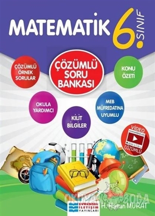 6. Sınıf Matematik Video Çözümlü Soru Bankası - H. Hasan Murat - Evren