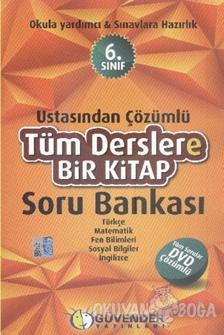 6.Sınıf Ustasından Çözümlü Tüm Derslere Bir Kitap Soru Bankası