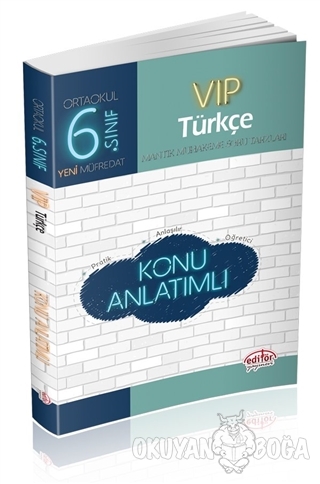 6. Sınıf VIP Türkçe Konu Anlatımlı - Kolektif - Editör Yayınevi