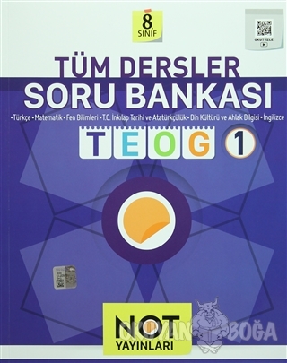 8. Sınıf Tüm Dersler Soru Bankası - TEOG 1 - Kolektif - Not Yayınları