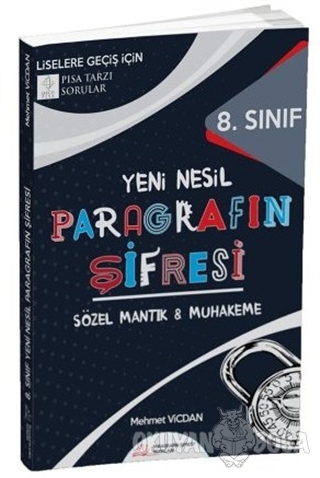 8. Sınıf Yeni Nesil Paragrafın Şifresi Sözel Mantık Muhakeme - Mehmet 