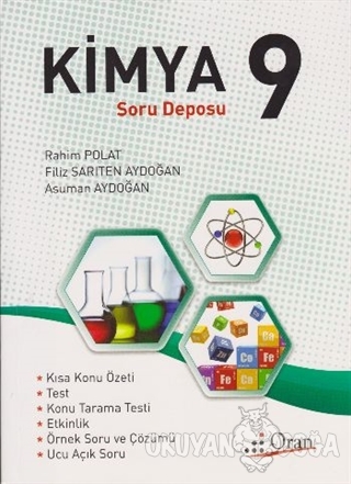 9. Sınıf Kimya Soru Deposu - Rahim Polat - Oran Yayıncılık