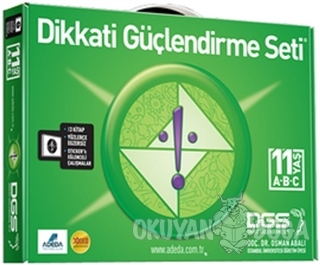 Adeda - DGS Dikkati Güçlendirme Seti 11 Yaş (3 Kitap Takım) - Osman Ab