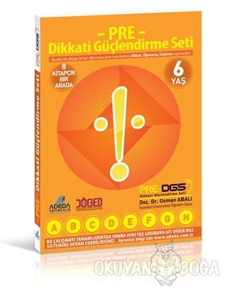 Adeda - PRE Dikkati Güçlendirme Seti Anasınıfı 6 Yaş