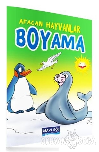 Afacan Hayvanlar Boyama - Kolektif - Mavi Göl Yayınları