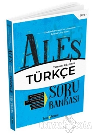 ALES Türkçe Tamamı Çözümlü Soru Bankası - Kolektif - Tercih Akademi Ya