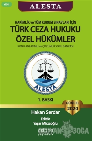 ALESTA - Hakimlik ve Tüm Kurum Sınavları için Türk Ceza Hukuku Özel Hü
