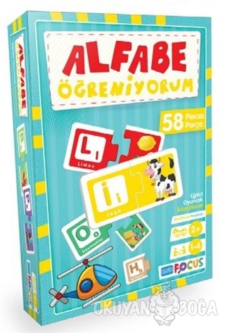 Blue Focus Alfabe Öğreniyorum (58 Parça)