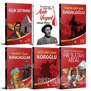 Anadolu Ozanları Seti (6 Kitap Takım) - Rıza Süreyya - Halk Kitabevi -