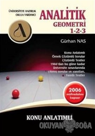 Analitik Geometri 1-2-3 - Gürhan Nas - Altın Nokta Basım Yayın - Kayna