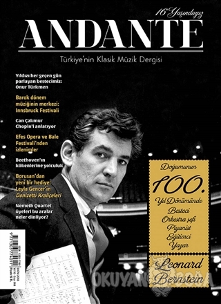 Andante Müzik Dergisi Sayı: 144 Yıl: 16 Ekim 2018 - Kolektif - Andante