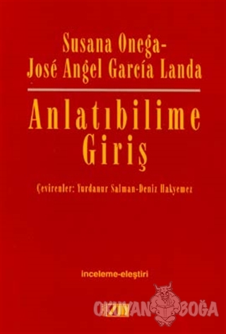 Anlatıbilime Giriş - Jose Angel Garcia Landa - Adam Yayınları