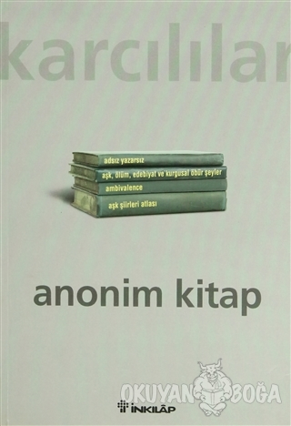 Anonim Kitap - Ahmet Karcılılar - İnkılap Kitabevi