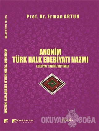 Anonim Türk Halk Edebiyatı Nazmı - Erman Artun - Karahan Kitabevi - De