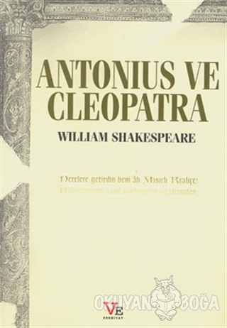 Antonius ve Cleopatra - William Shakespeare - Ve Edebiyat Yayınları