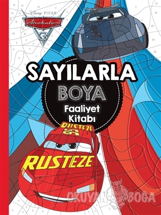 Arabalar 3 Sayılarla Boya Faaliyet Kitabı