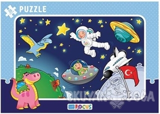 Astronot 30 Parça Puzzle - - Blue Focus Yayınları