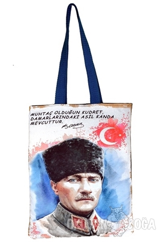 Atatürk 3 Bez Çanta - - Kafka Kitap Kafe Yayınları - Hobi