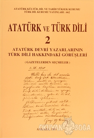 Atatürk ve Türk Dili 2 - Zeynep Korkmaz - Türk Dil Kurumu Yayınları