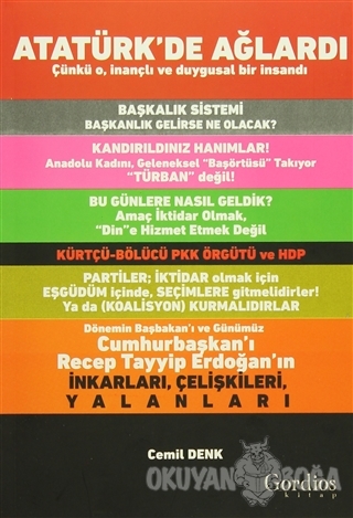 Atatürk'de Ağlardı - Cemil Denk - Gordios Kitap