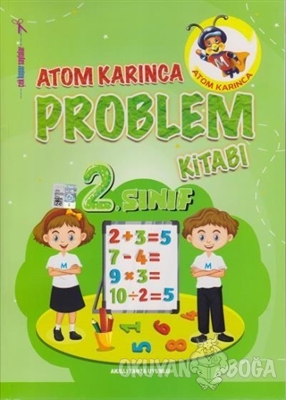 Atom Karınca 2. Sınıf Problemler Kitabı - Ahmet Çelikkol - Atom Karınc