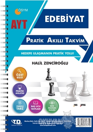 AYT Edebiyat Pratik Akıllı Takvim - Halil Zenciroğlu - Tandem Yayınlar