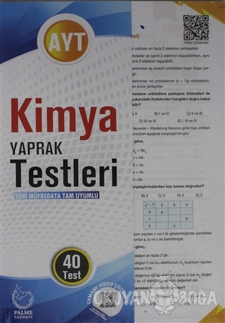 AYT Kimya Yaprak Testleri 40 Test