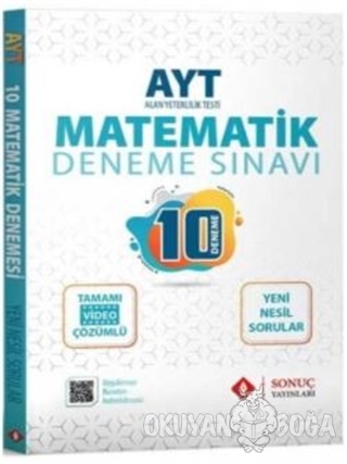 AYT Matematik Tamamı Video Çözümlü 10 Deneme