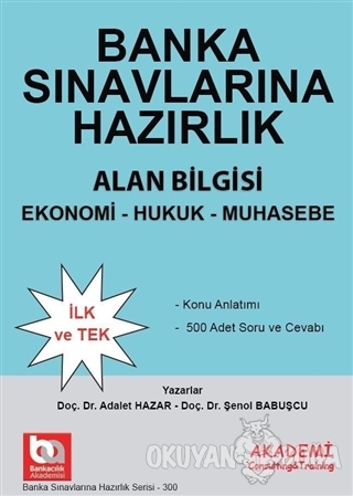 Banka Sınavlarına Hazırlık Alan Bilgisi
