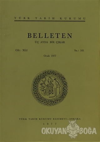 Belleten Sayı: 161 Cilt: 41