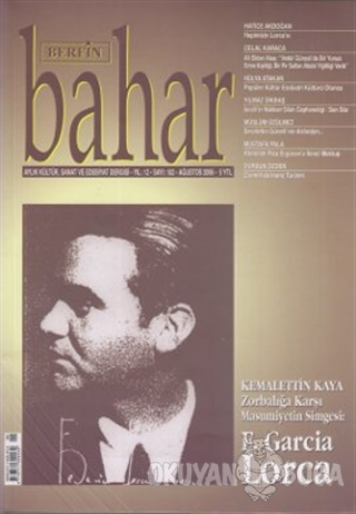 Berfin Bahar Aylık Kültür, Sanat ve Edebiyat Dergisi Sayı : 102 - Kole
