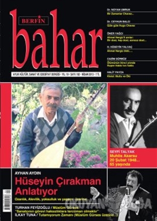 Berfin Bahar Aylık Kültür, Sanat ve Edebiyat Dergisi Sayı : 182 - Kole