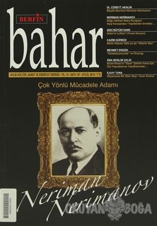 Berfin Bahar Aylık Kültür, Sanat ve Edebiyat Dergisi Sayı : 187 - Kole