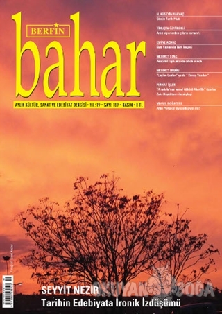 Berfin Bahar Aylık Kültür, Sanat ve Edebiyat Dergisi Sayı : 190 - Kole