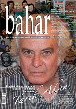 Berfin Bahar Aylık Kültür Sanat ve Edebiyat Dergisi Sayı: 224 Ekim 201