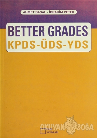 Better Grades KPDS-ÜDS-YDS - Ahmet Başal - Kare Yayınları - Ders Kitap