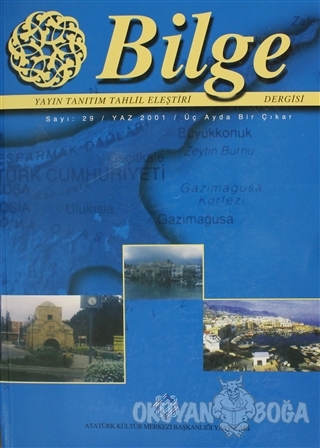 Bilge Dergisi 29 - 2001 - Kolektif - Atatürk Kültür Merkezi Yayınları