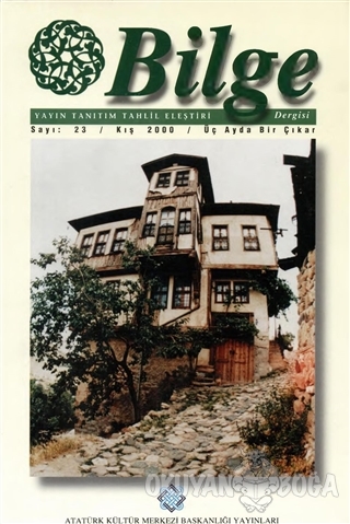 Bilge Dergisi Sayı: 23 / Kış 2000 - Kolektif - Atatürk Kültür Merkezi 
