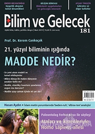 Bilim ve Gelecek Dergisi Sayı: 181 Mart 2019 - Kolektif - Bilim ve Gel