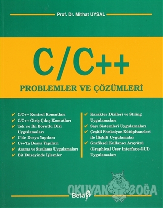 C/C++ Problemler ve Çözümleri - Mithat Uysal - Beta Yayınevi