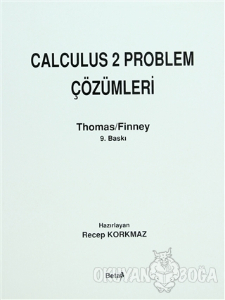 Calculus 2 Problem Çözümleri - George B. Thomas - Beta Yayınevi