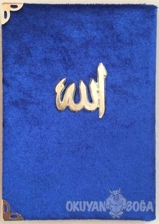Cep Boy Kadife Kaplı Yasin Kitabı Metal Allah Lafızlı (Farklı Renklerd