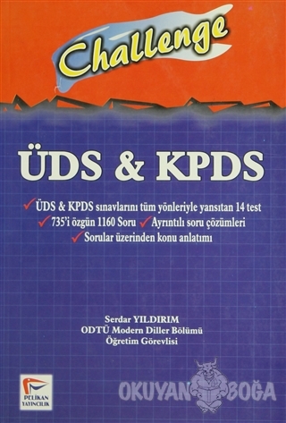 Challenge ÜDS ve KPDS - Serdar Yıldırım - Pelikan Tıp Teknik Yayıncılı