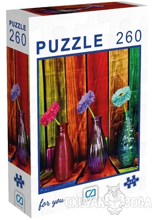 Çiçekler - 260 Parça Puzzle - - CA Games