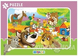Çiftlik Hayvanları 30 Parça Puzzle - - Blue Focus Yayınları